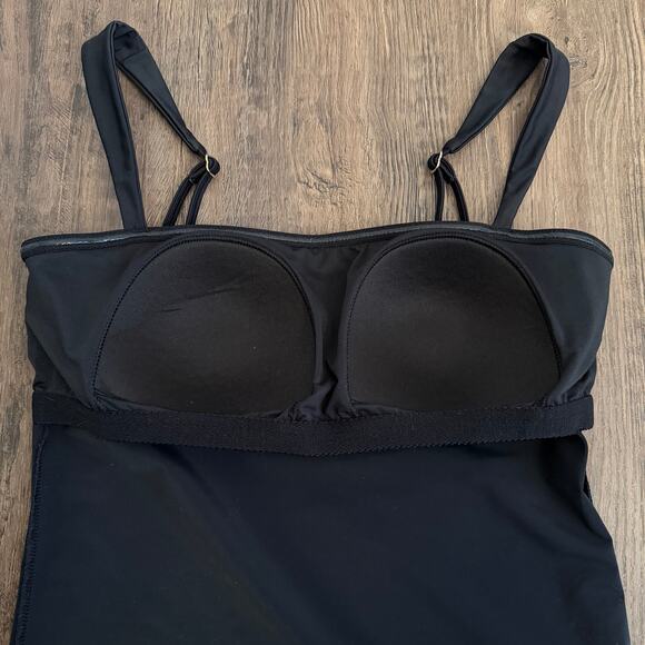 Summersalt Oasis Tankini Top in Black Size 8 - Picture 4 of 9